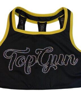 Rebel Athletic Top Gun Cheerleading Sport Bra Womens Athletic Training Top Small